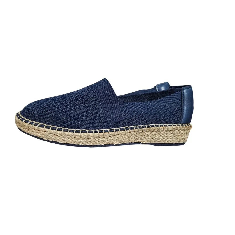 Cole Haan - Cloudfeel Stitchlite - Espadrille Knit Loafer shoe Navy Blue Size 8B